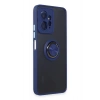 Xiaomi Redmi Note 12 4G Kılıf Montreal Yüzüklü Silikon Kapak - Lacivert