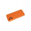 Xiaomi Redmi Note 12 5G Kılıf Nano içi Kadife Silikon - Turuncu