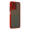 Xiaomi Redmi Note 12S Kılıf Montreal Silikon Kapak - Kırmızı
