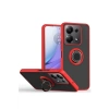 Xiaomi Redmi Note 13 Pro 5G Kılıf Montreal Yüzüklü Silikon Kapak - Kırmızı