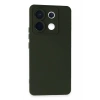 Xiaomi Redmi Note 13 Pro 5G Kılıf Nano içi Kadife Silikon - Koyu Yeşil