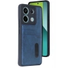 Xiaomi Redmi Note 13 Pro 5G Kılıf Sara Kartvizitli Deri Kılıf - Lacivert