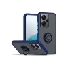 Xiaomi Redmi Note 13 Pro Plus Kılıf Montreal Yüzüklü Silikon Kapak - Lacivert