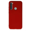Xiaomi Redmi Note 8 Kılıf Nano içi Kadife Silikon - Kırmızı