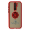 Xiaomi Redmi Note 8 Pro Kılıf Montreal Yüzüklü Silikon Kapak - Kırmızı