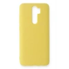Xiaomi Redmi Note 8 Pro Kılıf Nano içi Kadife Silikon - Sarı