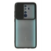 Xiaomi Redmi Note 8 Pro Kılıf Palm Buzlu Kamera Sürgülü Silikon - Siyah