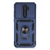 Xiaomi Redmi Note 8 Pro Kılıf Pars Lens Yüzüklü Silikon - Lacivert