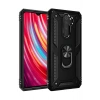 Xiaomi Redmi Note 8 Pro Kılıf Sofya Yüzüklü Silikon Kapak - Siyah