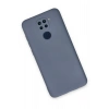 Xiaomi Redmi Note 9 Kılıf Nano içi Kadife Silikon - Gri