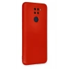 Xiaomi Redmi Note 9 Kılıf Nano içi Kadife Silikon - Kırmızı