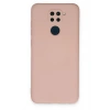 Xiaomi Redmi Note 9 Kılıf Nano içi Kadife Silikon - Pudra