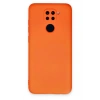 Xiaomi Redmi Note 9 Kılıf Nano içi Kadife Silikon - Turuncu