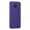 Xiaomi Redmi Note 9 Pro Kılıf Nano içi Kadife Silikon - Mor