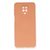 Xiaomi Redmi Note 9 Pro Kılıf Nano içi Kadife Silikon - Turuncu