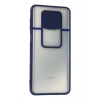 Xiaomi Redmi Note 9 Pro Kılıf Palm Buzlu Kamera Sürgülü Silikon - Lacivert