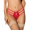 Yanları Lastikli Kırmızı Kadın Fantezi G String