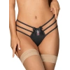 Yanları Lastikli Siyah Kadın Fantezi G String