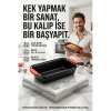 Yanmaz Yapışmaz Baton Kek Kalıbı Silikon Saplı Ekmek Kalıbı 24 cm Granit Efektli 723135