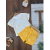 Yazlık Pamuklu Kısa Kollu Kiz 2li Takım