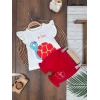 Yazlık Pamuklu Kız Bebek 2li Takım