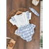 Yazlık Pamuklu Kız Bebek 3lu Takım