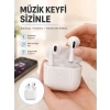 Yeni Nesil Bluetooth Kulaklık Beyaz Çağrı Cevaplayabilen Kablosuz Yeni Nesil