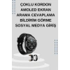 Yeni Nesil Sesli Görüşme Akıllı Saat Ve Powerbank Çoklu Şarj Girişli Bluetooth Kulaklık Nabız Ölçer