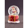 Yeni yıl  Hediyeleri Noel Baba Mini Boy Işıklı Kar Küresi 6,5 cm 1X