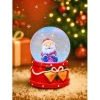 Yeni Yıl led Işıklı Noel Baba Kar Küresi – Yılbaşı Temalı Dekoratif Süs 048
