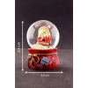 Yeni Yıl Noel Baba Hediyeleri Temalı Mini Boy Kar Küresi 6,5 cm