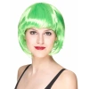 Yeşil Parti Peruğu Kısa Küt Saç (4887)
