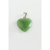 Yeşim Kalpli Doğaltaş Kolye Ucu