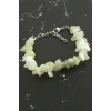 Yeşim Kırık Doğaltaşlı Bileklik