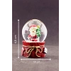 Yılbaşı  Noel Baba ve Çam Ağacı Mini Boy Kar Küresi 6,5 cm