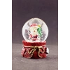 Yılbaşı  Noel Baba ve Çam Ağacı Mini Boy Kar Küresi 6,5 cm