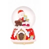 Yılbaşı  Noel Baba Hediyeleri 13 cm Orta Boy Işıklı Müzikli Kar Küresi 59B