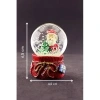 Yılbaşı  Noel Baba ve Çam Ağacı Mini Boy Kar Küresi 6,5 cm
