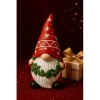 Yılbaşı Noel Cücesi El Boyama Biblo 21 Cm Büyük Boy – Premium Yılbaşı Koleksiyonluk Hediye