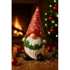 Yılbaşı Noel Cücesi El Boyama Biblo 21 Cm Büyük Boy – Premium Yılbaşı Koleksiyonluk Hediye