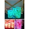 Yılbaşı Noel Temalı 3 lü Set Led Gerçek Mum Kumandalı 9 Renk Yanabilme  ve Animasyonlu Büyük Boy