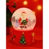 Yılbaşı Temalı LED Işıklı Kar Küresi – Noel Baba Figürlü 9 cm Orta Boy Yeni Yıl Süsü - 46
