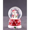 Yılbaşı Temalı Noel Baba Kar Küresi – Yılbaşı Hediyesi LED Işıklı Hediyelik 6,5 cm