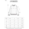 Yıldırım Baskılı Bisiklet Yaka SweatShirt - Beyaz