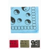 Yin Yang Desenli Keten Bandana 50*50