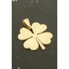 Yonca Çelik Kolye Ucu 3,5 cm