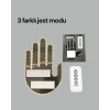 Yüksek Görünürlüklü Otomobil Jest Işığı – 3 Modlu Led Arka Cam Aksesuarı, Pratik Ve Eğlenceli