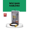Yüksek Hızlı 65w Güç Çıkışlı Çoklu Cihaz Uyumlu Şarj Kablosu