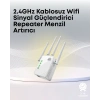 Yüksek Hızlı Parazit Önleyici Wifi Repeater Router