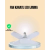 Yüksek Işık Güçlü Led Ampül 4 Kollu Katlanır Pervane Tasarım